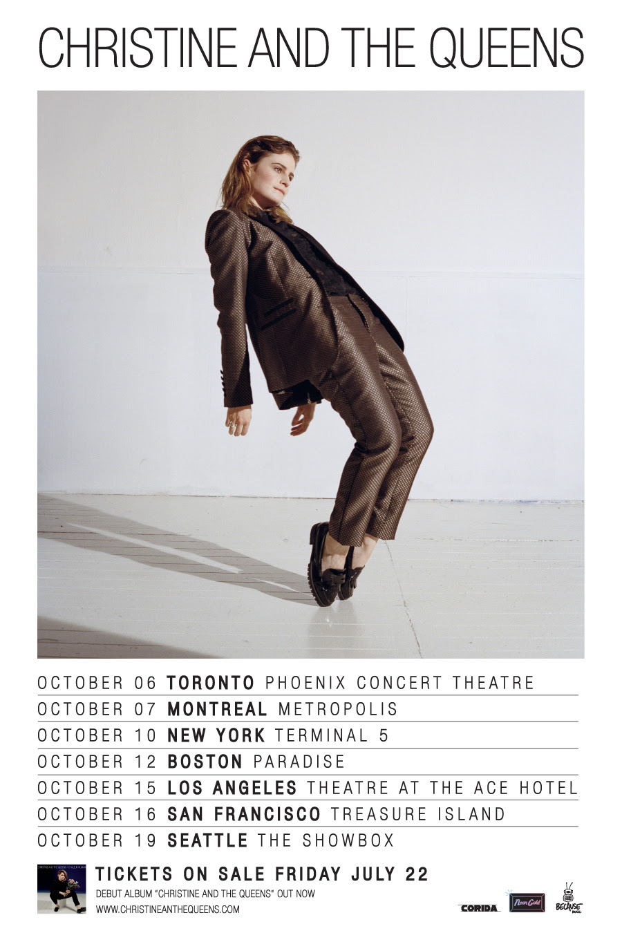 Tilted In Our Favor Christine And The Queens to return to North