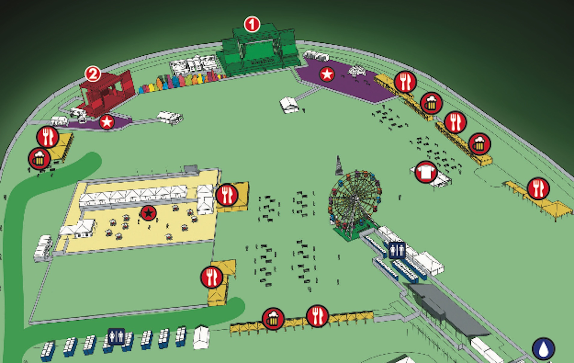 You Are Here Boston Calling unveils site map for Spring 2017 festival